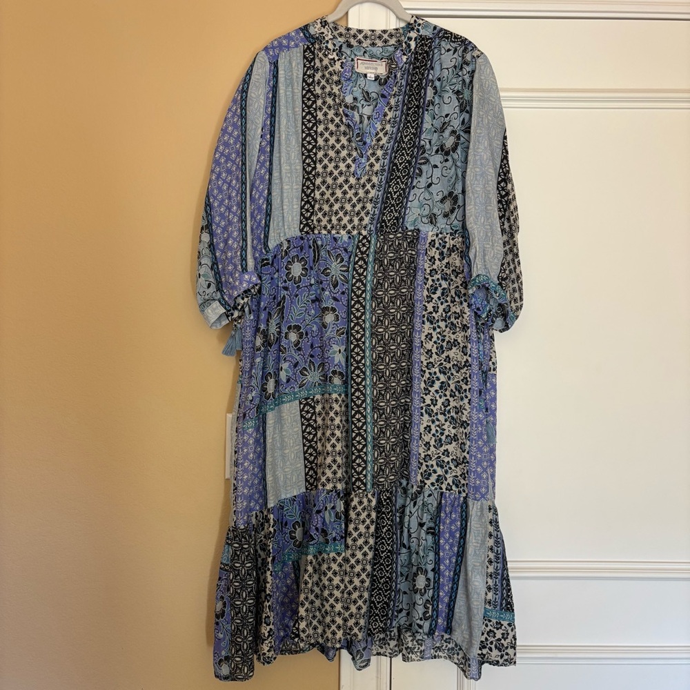 Johnny Was Floral Patchwork “Marrakesh” Dress - Picture 5 of 8
